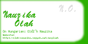 nauzika olah business card